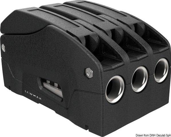 Stopper D1 triplo per cime 6-8 mm