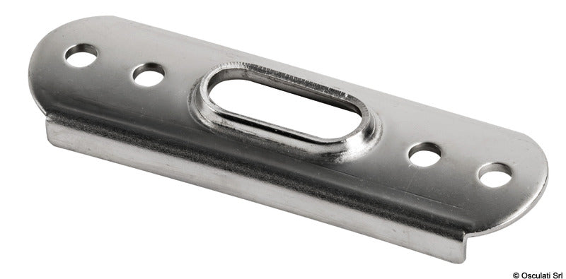 Piastra inox per T Ø 6/7 mm