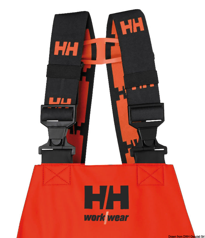 HH Storm Rain BIB arancio/nero L