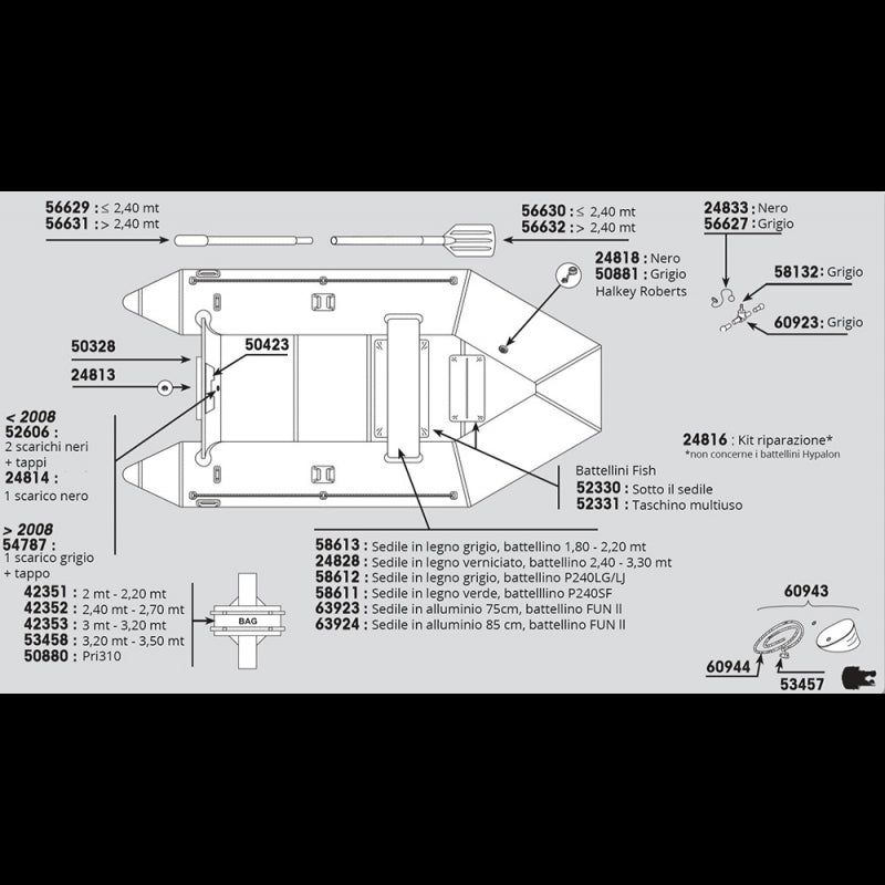 ROD GRIGIO - P60923 - PLASTIMO 2 pz