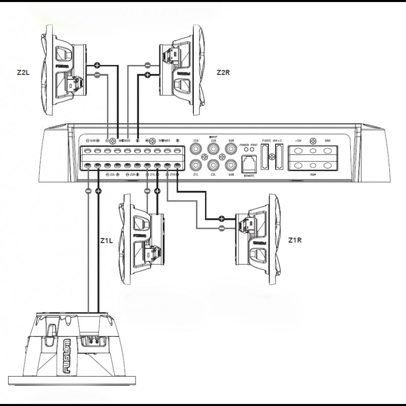 AMPLIFICATORE MS-AP61800 6 CANALI - 5602826 - FUSION