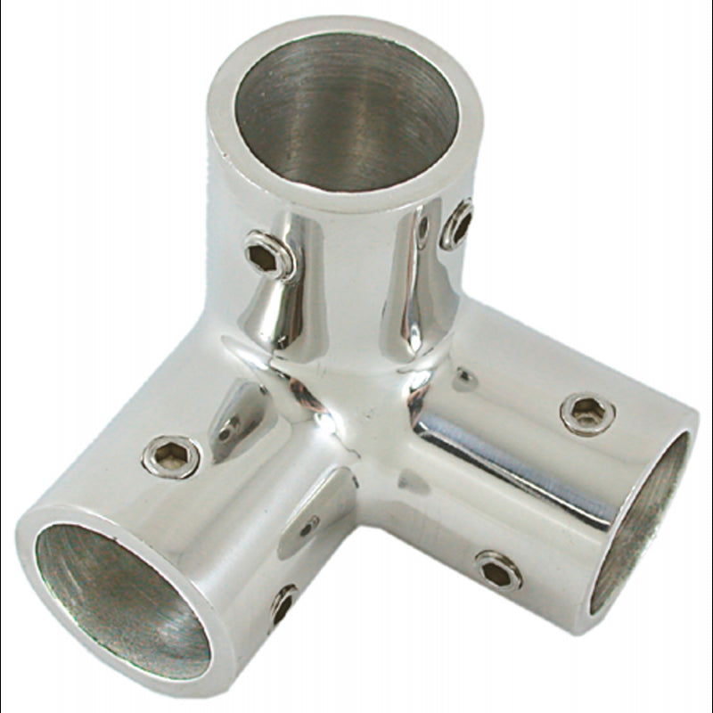 ANGOLARE INOX 3 VIE 90° Ø MM.22 - 2929462 - FORNITURE NAUTICHE ITALIANE