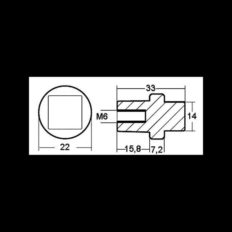ANODO PER MOTORI YAMAHA 75/300 HP - 2626454 - ENRICO POLIPODIO