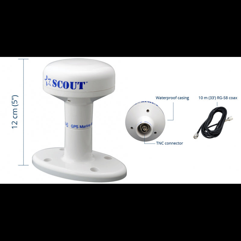 ANTENNA GPS NAV-6 50 CANALI - 5656800 - SCOUT TELECOMUNICAZIONI