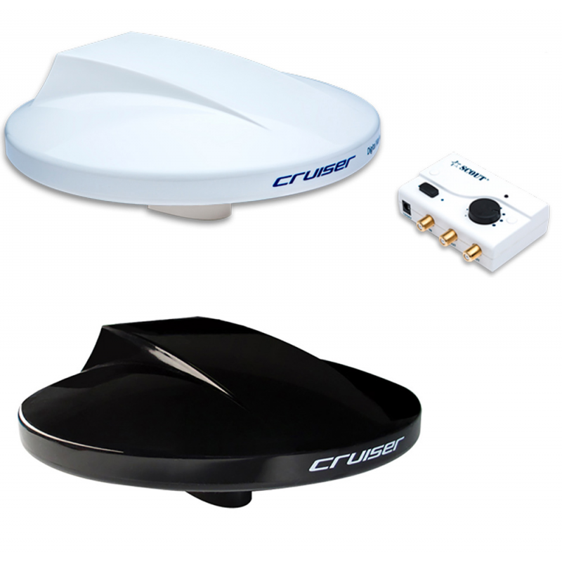 ANTENNA TV CRUISER BIANCA - 5555406 - SCOUT TELECOMUNICAZIONI
