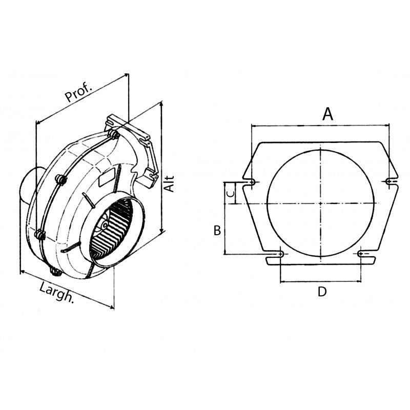 ASPIRATORE PORTATA 280 MC/ORA — SKU 3334112 — immagine 2