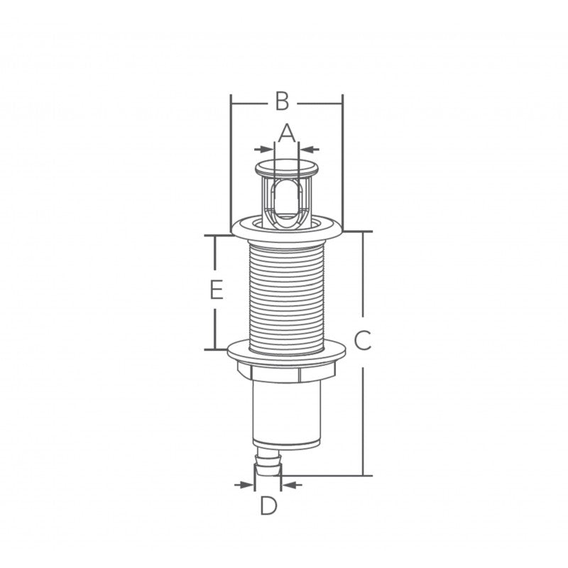ATTACCO TRAINO SCI INOX - 6060216 - MARINE TOWN