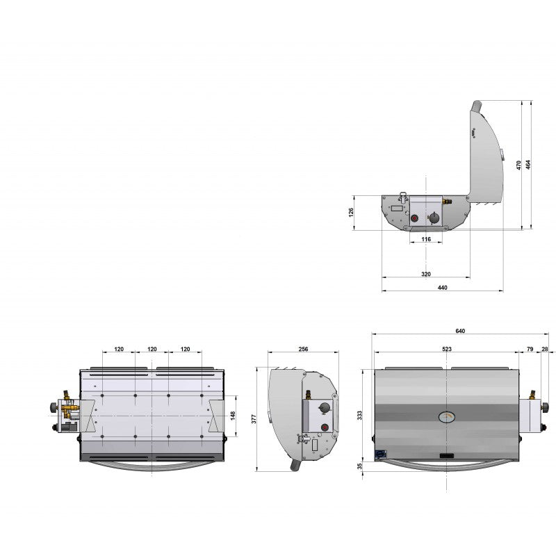 BARBECUE IN ACCIAIO INOX - 2402323 - ENO
