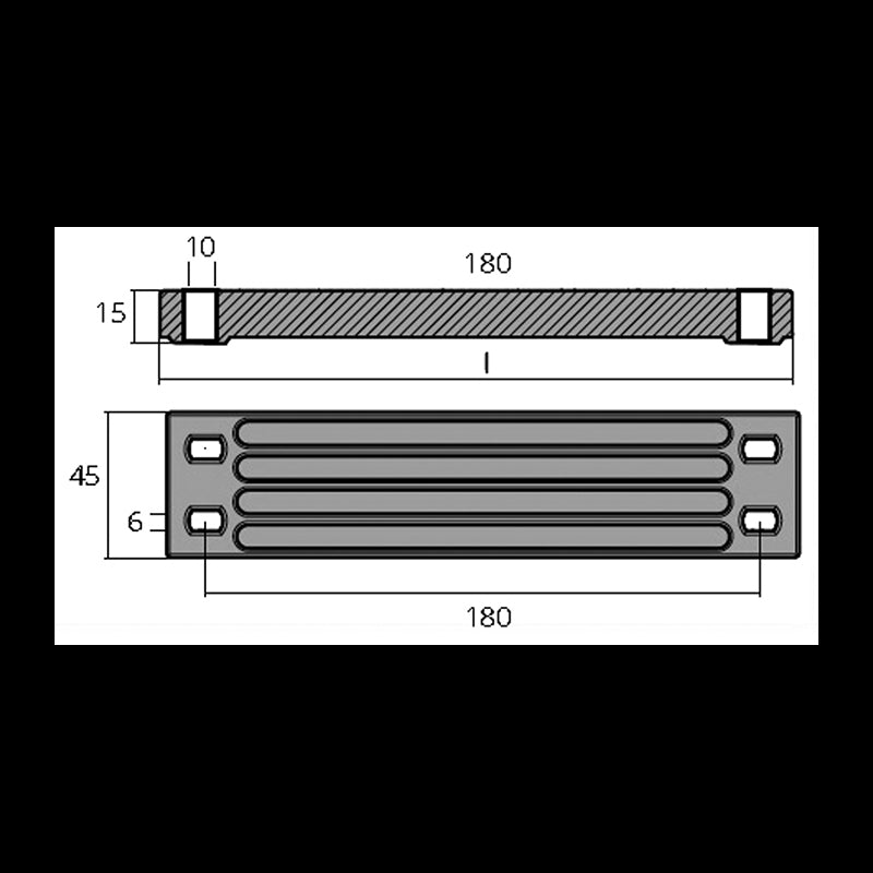 BARRA PER MOTORI YAMAHA 200/300 HP - 2626455A - TECNOSEAL