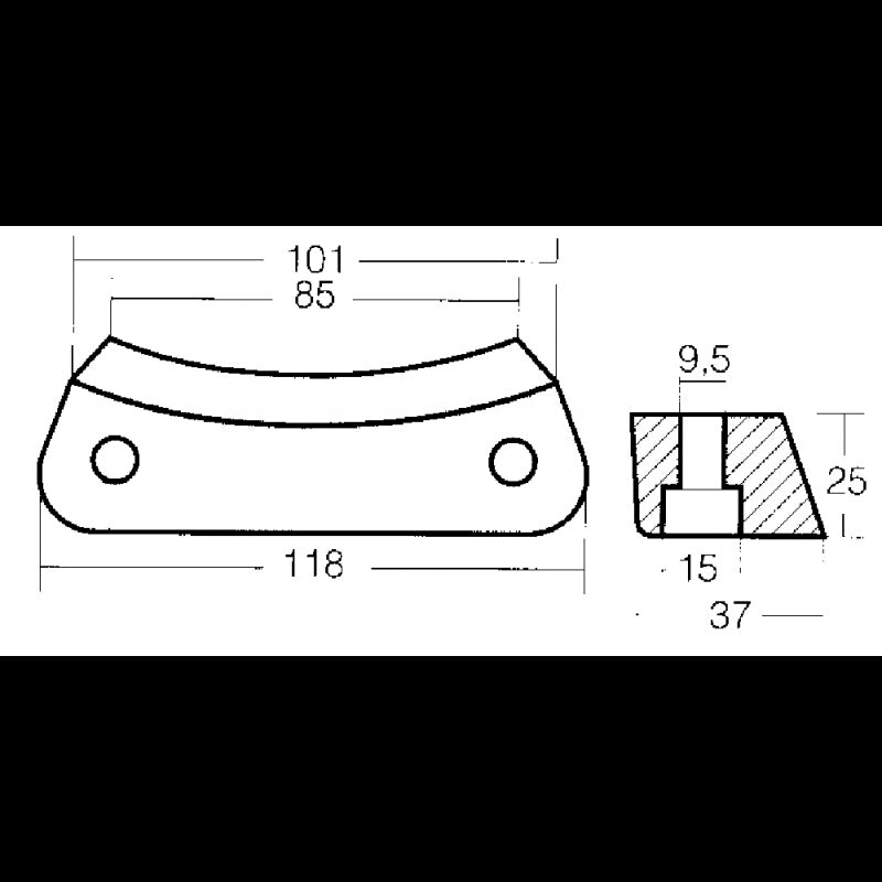 BARRA DUO PROP IN ZINCO - 2626536 - TECNOSEAL
