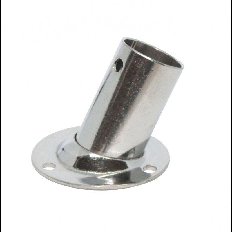 BASE INOX 60° Ø MM.25 - 2928625 - FORNITURE NAUTICHE ITALIANE