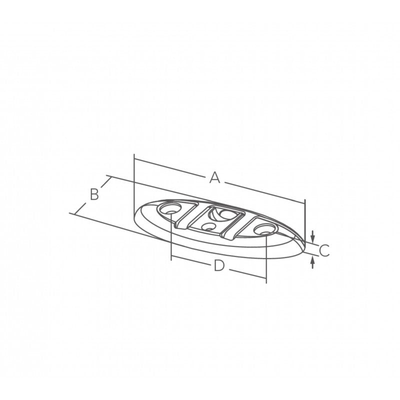 BITTA INOX 316 ABBATTIBILE MM.115 - 4645464 - MARINE TOWN
