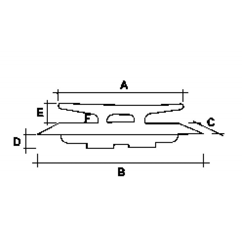 BITTA INOX 316 ABBATTIBILE MM.200 - 4645820 - FLAT-TOP