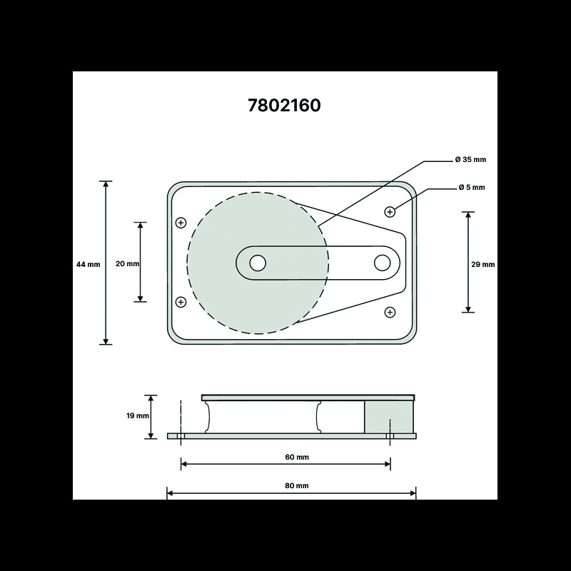 BOZZELLO PIANO Ø MM.8 - 7802160 - BARTON MARINE