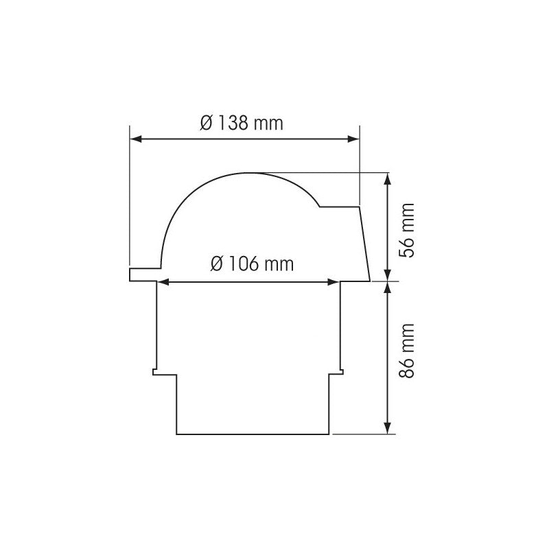 BUSSOLA OLIMPIC 100 BIANCA - P64763 - PLASTIMO