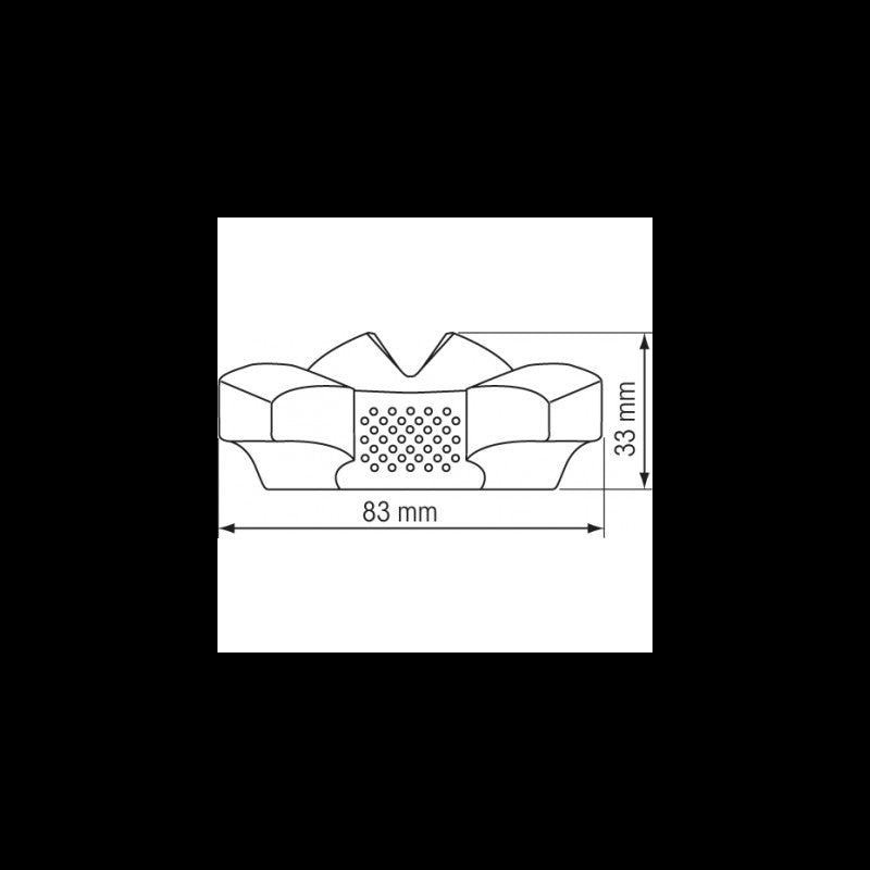 BUSSOLA IRIS 50 GIALLA - P63871 - PLASTIMO