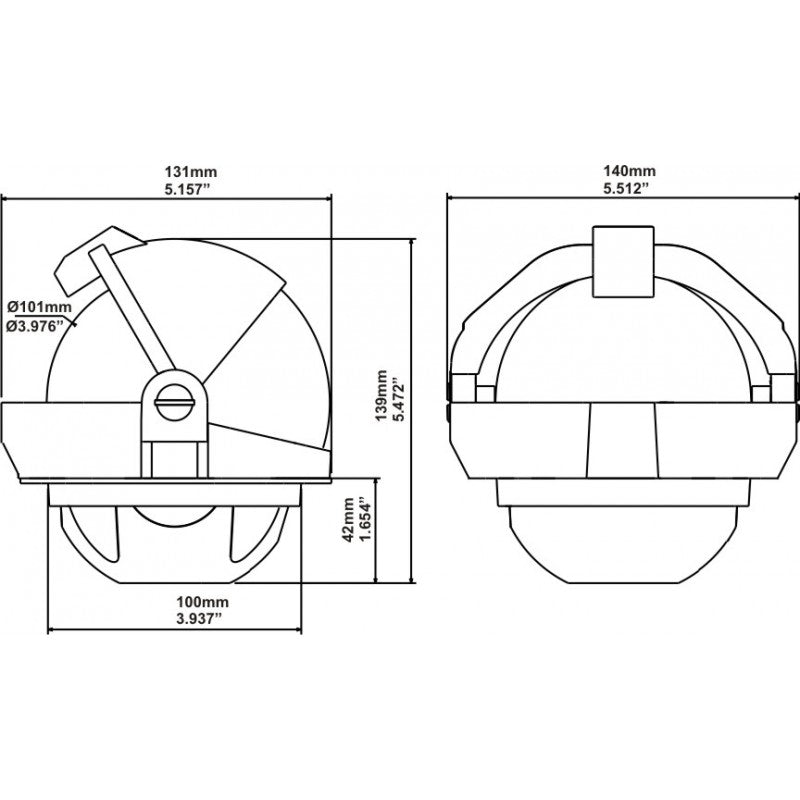BUSSOLA OFFSHORE 105 BIANCA INCASSO - P65002 - PLASTIMO