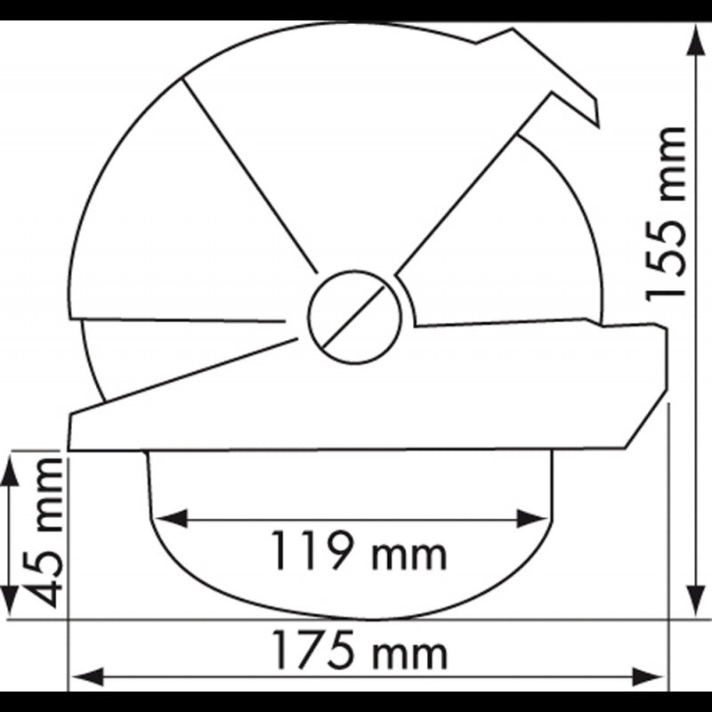 BUSSOLA OFFSHORE 135 BIANCA - P23493 - PLASTIMO