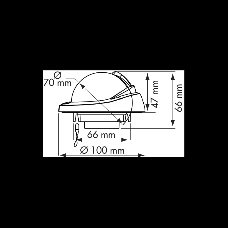 BUSSOLA OFFSHORE 75 NERA INCASSO - P63857 - PLASTIMO