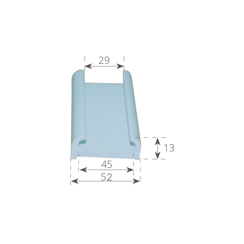 CANALINA BIANCA TR55 PER C55 MT 4 - 6566077 - TESSILMARE