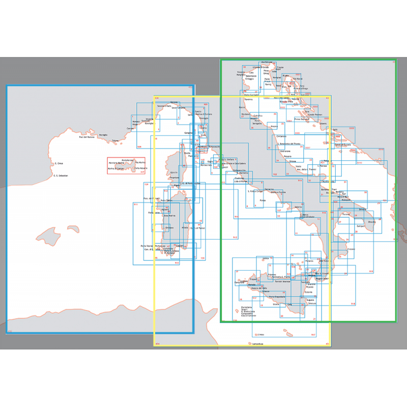 CARTE NAUTICHE SCALA 1:1.000.000 — SKU 0100432 — immagine 1