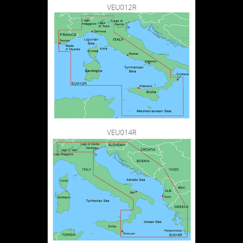 CARTOGRAFIA REGULAR MAR TIRRENO - 5602205 - GARMIN