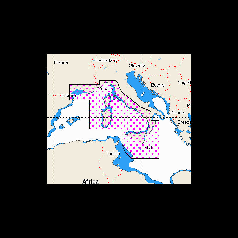 SD-4 ITALIA,SPAGNA,FRANCIA MED. - 5600878 - C-MAP