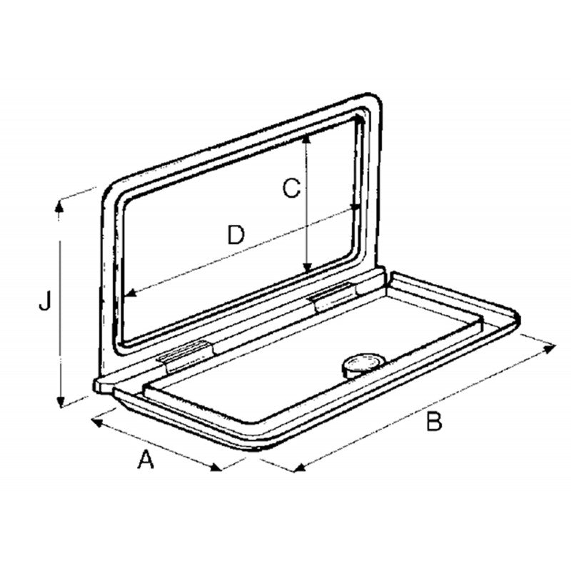CASSETTIERA PESCA C/CHIAVE - 2523971 - NUOVA RADE