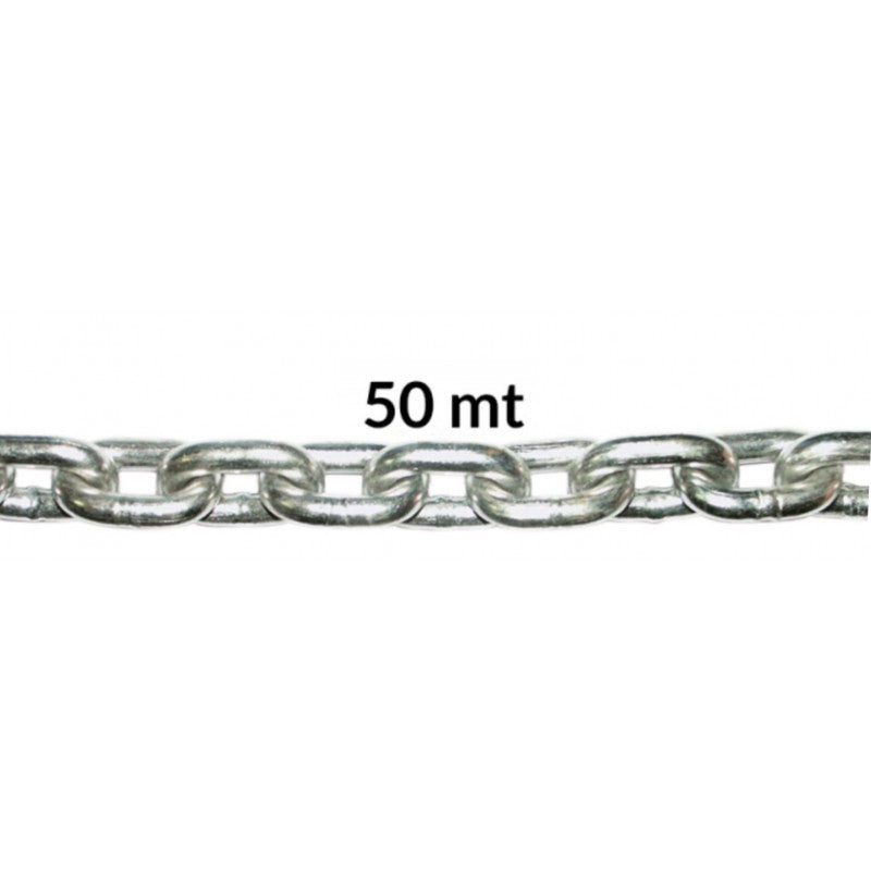 CATENA INOX CALIBRATA Ø MM.8 MT 50 - 9202734 - FORNITURE NAUTICHE ITALIANE
