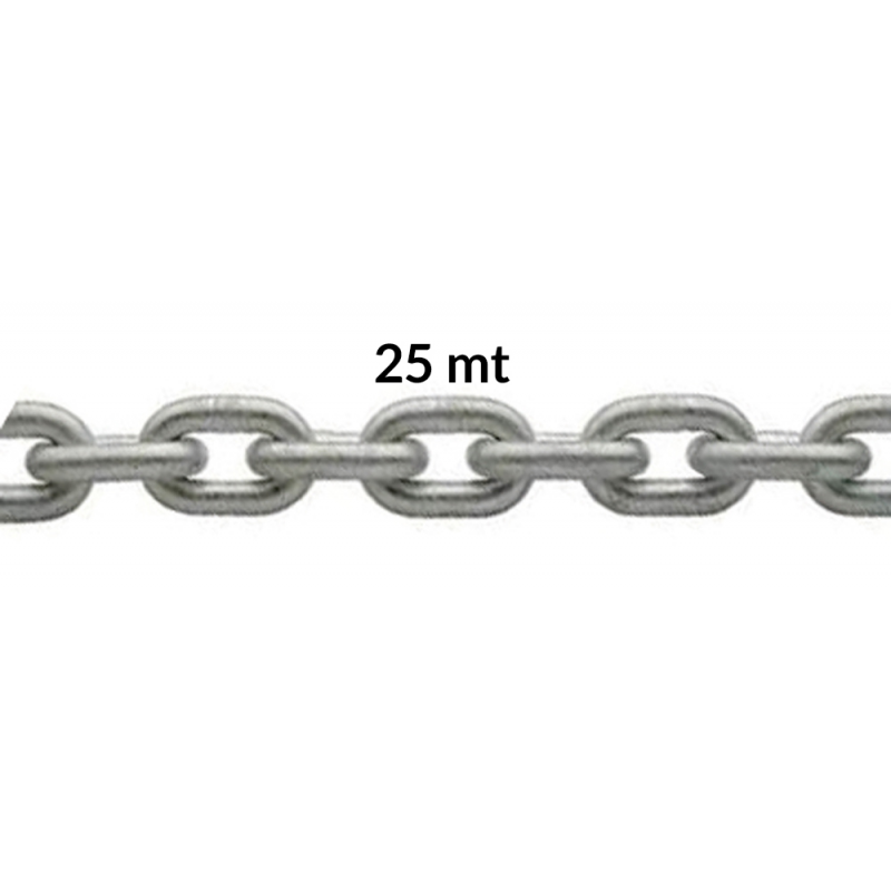 CATENA ZINCATA CALIBRATA 25MT — SKU 0202580 — immagine 1