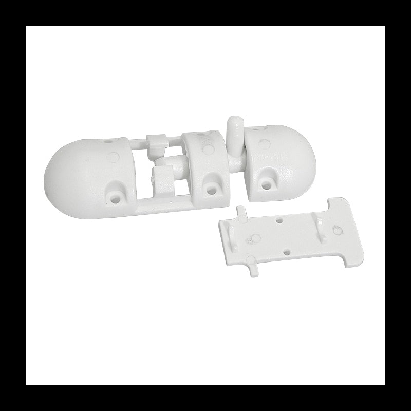 CATENACCIO NYLON BIANCO MM.86X29X26 - 4848685B - NUOVA RADE