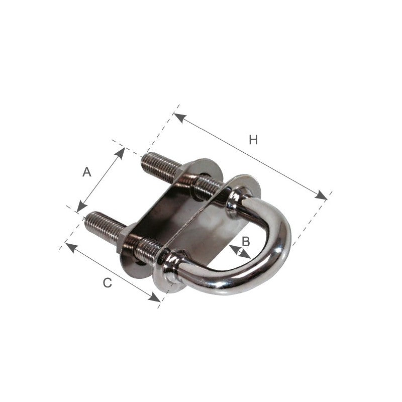 CAVALLOTTO AD "U" SERIE DELUXE — SKU 5026287 — immagine 2