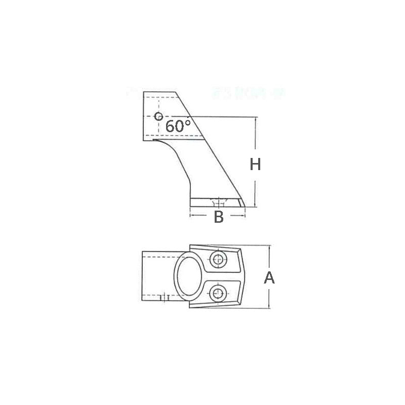 CENTRALE ACCIAIO INOX 316 Ø MM.22 - 2942022 - FORNITURE NAUTICHE ITALIANE