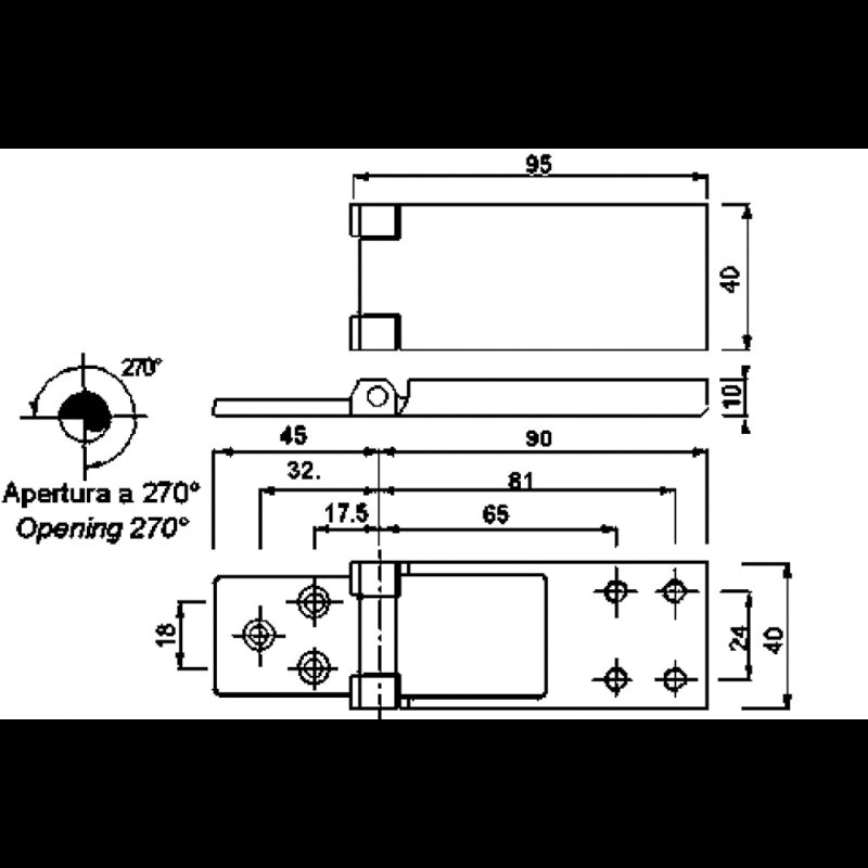 CERNIERE A FILO IN ACCIAIO INOX - 4949432 - FORESTI