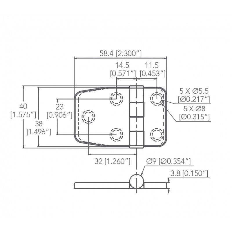 CERNIERA INOX 316 CON COPERTURA - 4949321 - MARINE TOWN