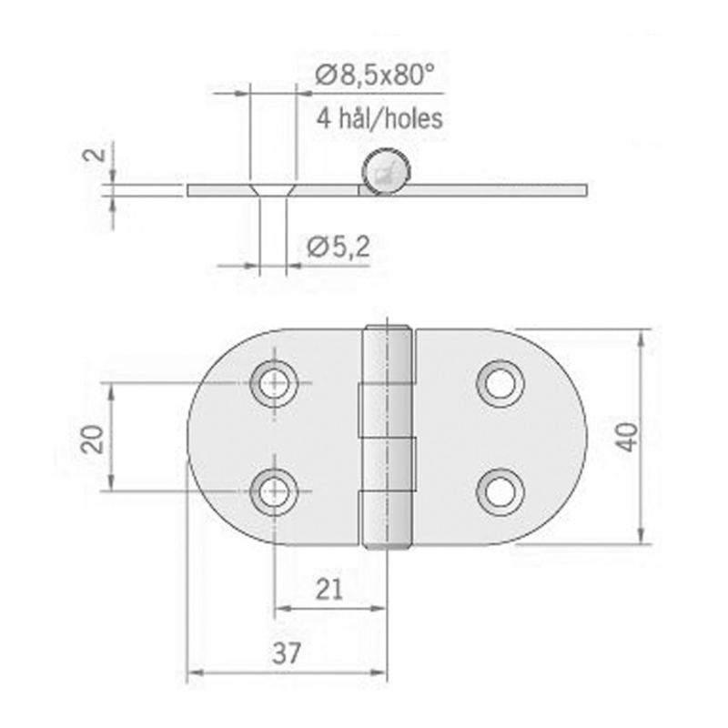 CERNIERA MM.74X40 — SKU 4949216 — immagine 2