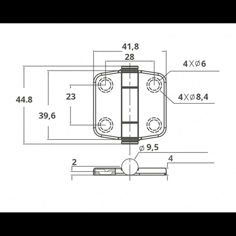 CERNIERA INOX 316 CON COPERTURA - 4949326 - MARINE TOWN