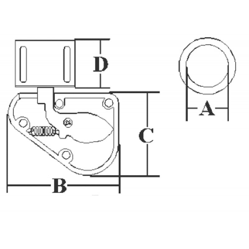 CHIUSURA IN PLASTICA DESTRA - 4848618 - MARINE TOWN