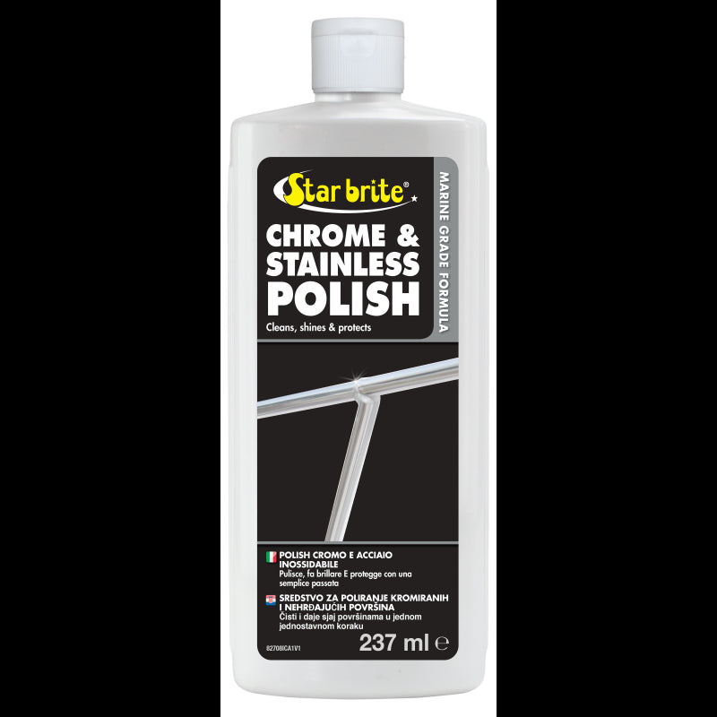 CHROME & STAINLESS POLISH 237ML - 6401228 - STAR BRITE