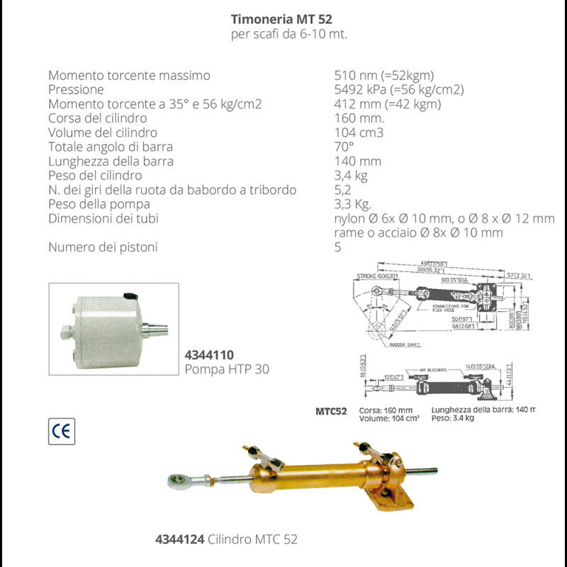 CILINDRO MTC52 - 4344124 - VETUS