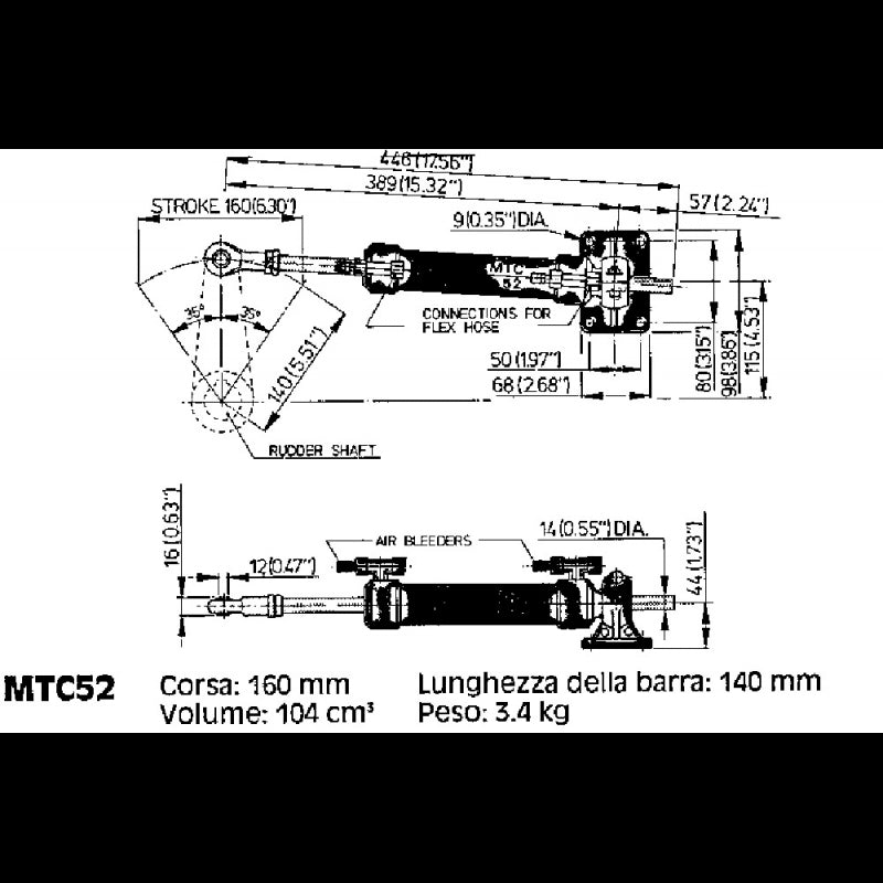 CILINDRO MTC52 - 4344124 - VETUS