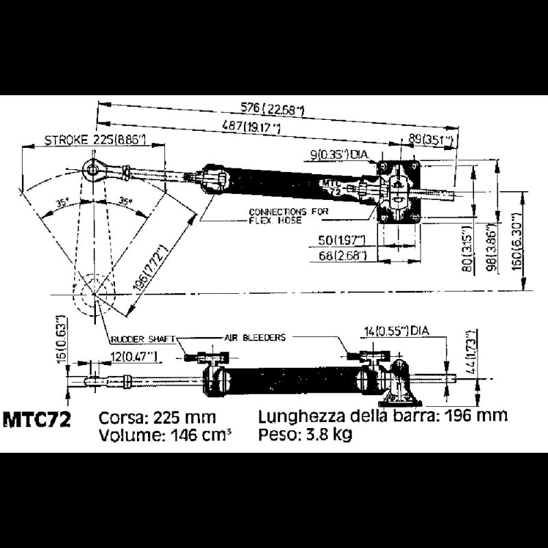 CILINDRO MTC72 - 4344127 - VETUS