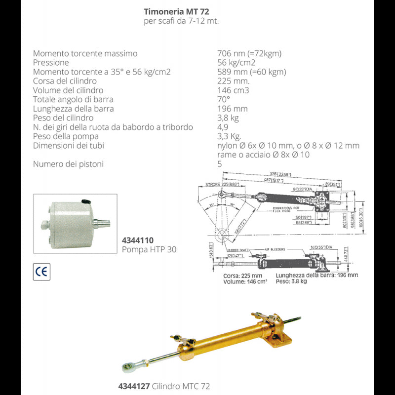 CILINDRO MTC72 - 4344127 - VETUS