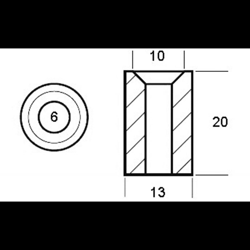 CILINDRO YAMAHA 6BT-11325-00 - 2626449 - TECNOSEAL