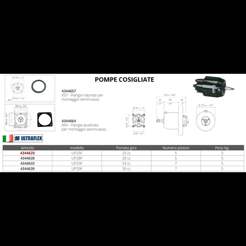 CILINDRO UC132-OBS - 4344632 - ULTRAFLEX