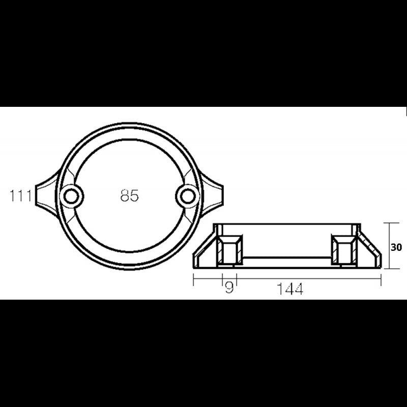 COLLARE DUO PROP 290 H MM. 30 ALL. - 2626533A - TECNOSEAL