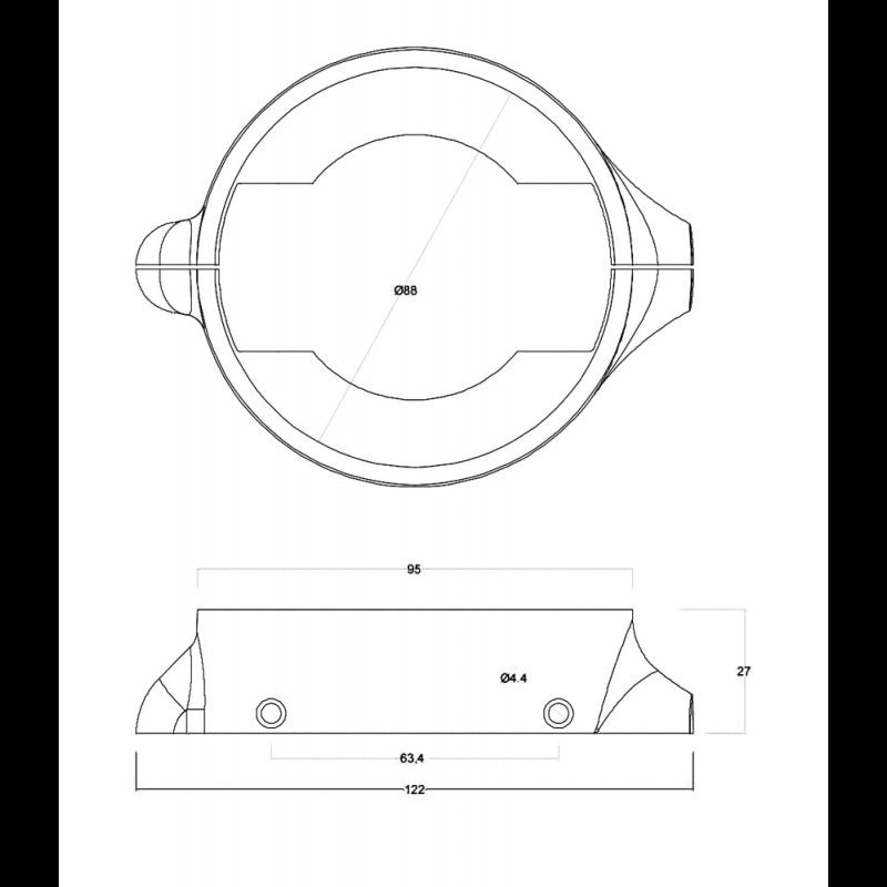 COLLARE IN ZINCO PER SAIL DRIVE - 2626548 - TECNOSEAL