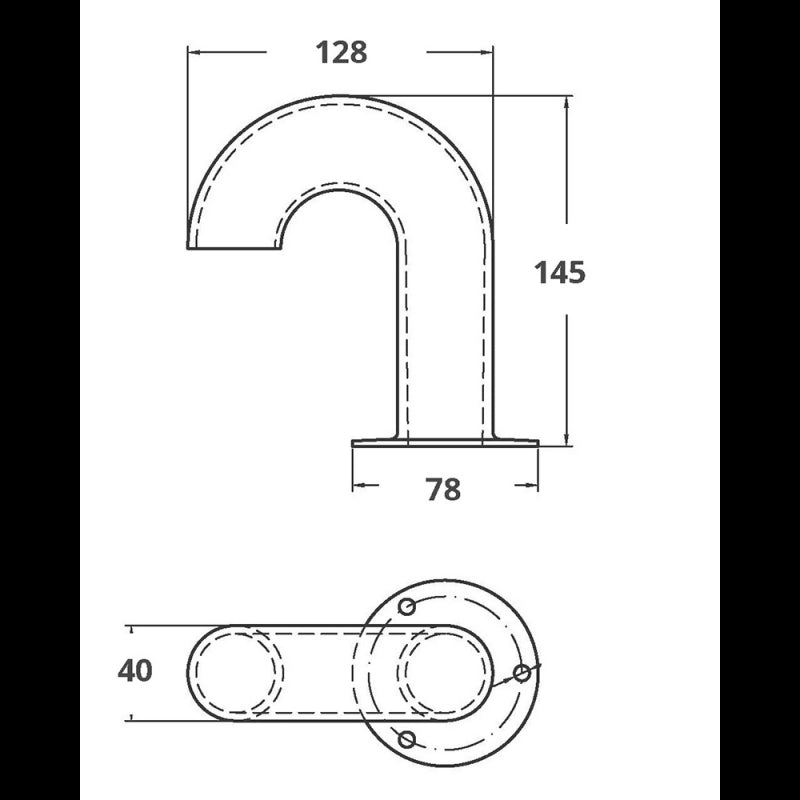 COLLO D'OCA IN ACCIAIO INOX - 3939148 - FORNITURE NAUTICHE ITALIANE