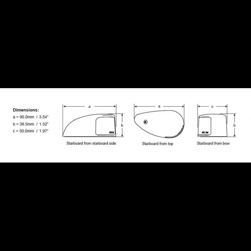 FANALI NERI LED S/D MONTAGG. PONTE - 4025304 - HELLA MARINE