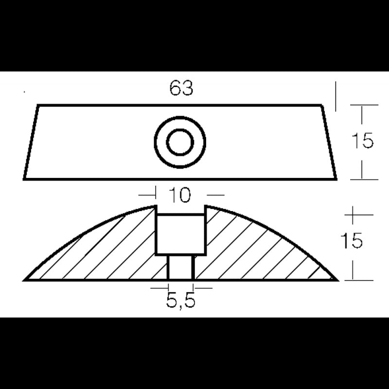 COPPIA PIASTRINE 110/120 HP ALL. - 2626510A - TECNOSEAL